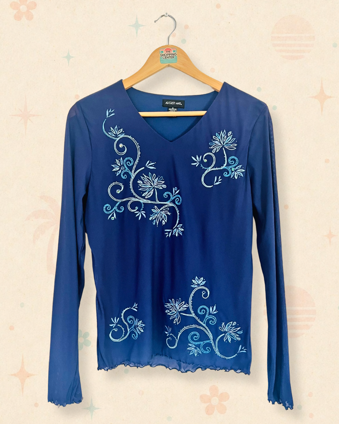 2000s Blue Daydream Top (M) – The Shopping Center