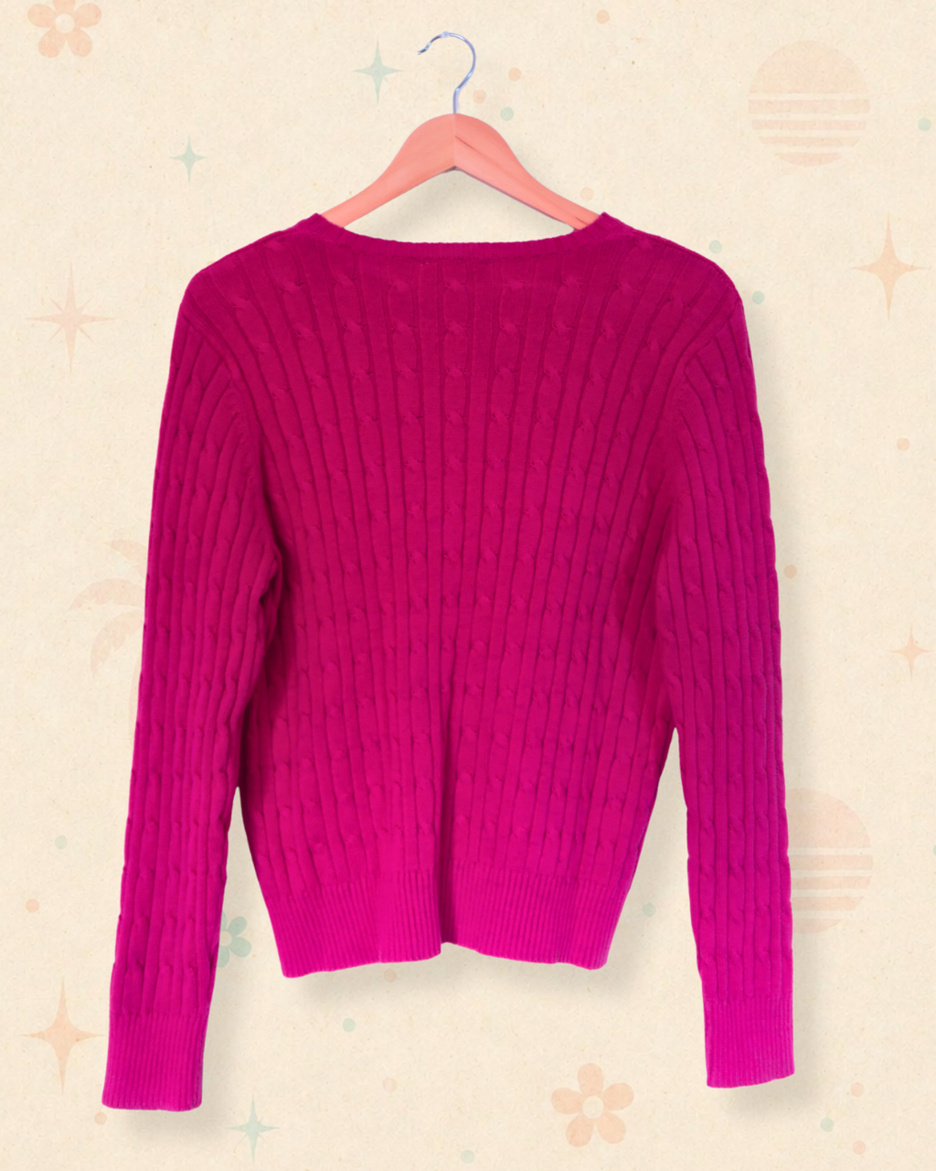 2000s Classic Cable Knit Sweater