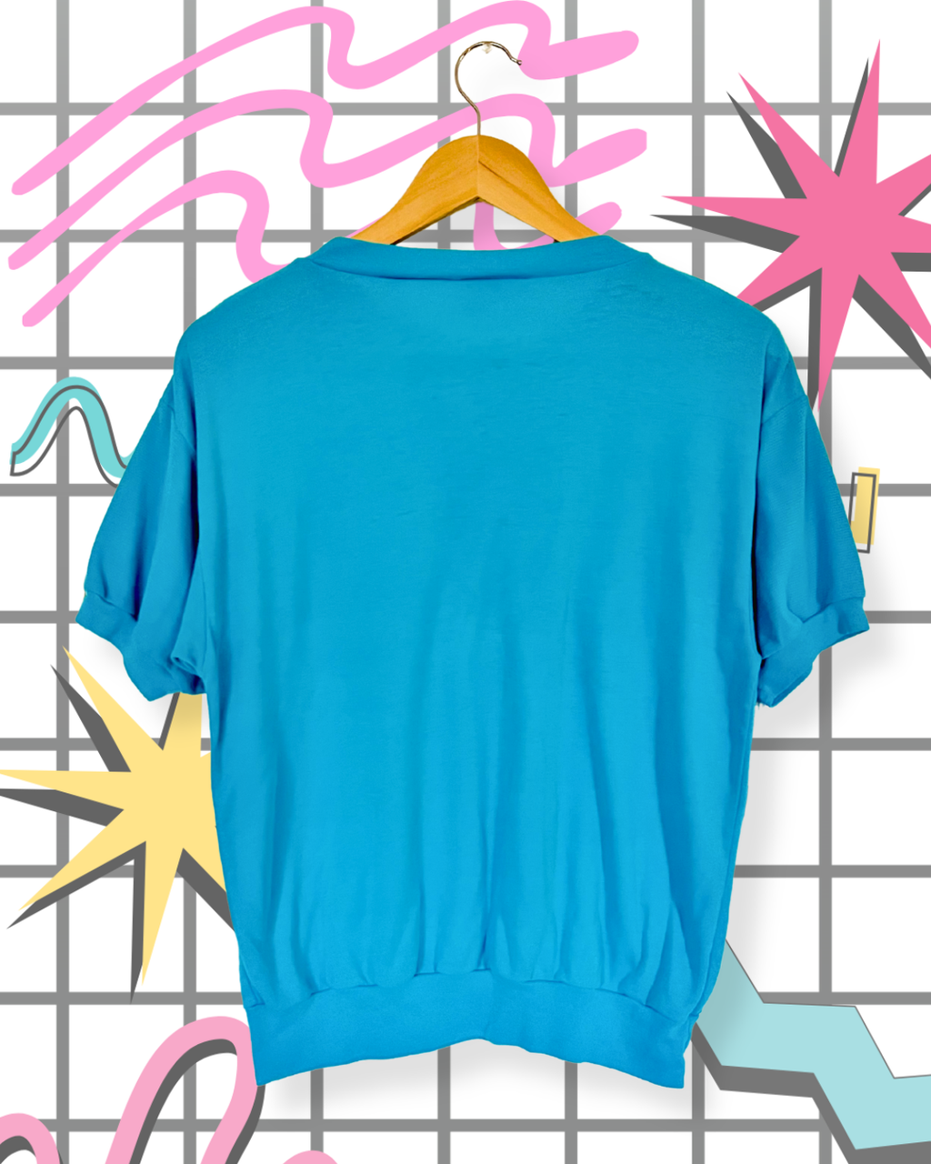 90s Blue Training Tee | Size M