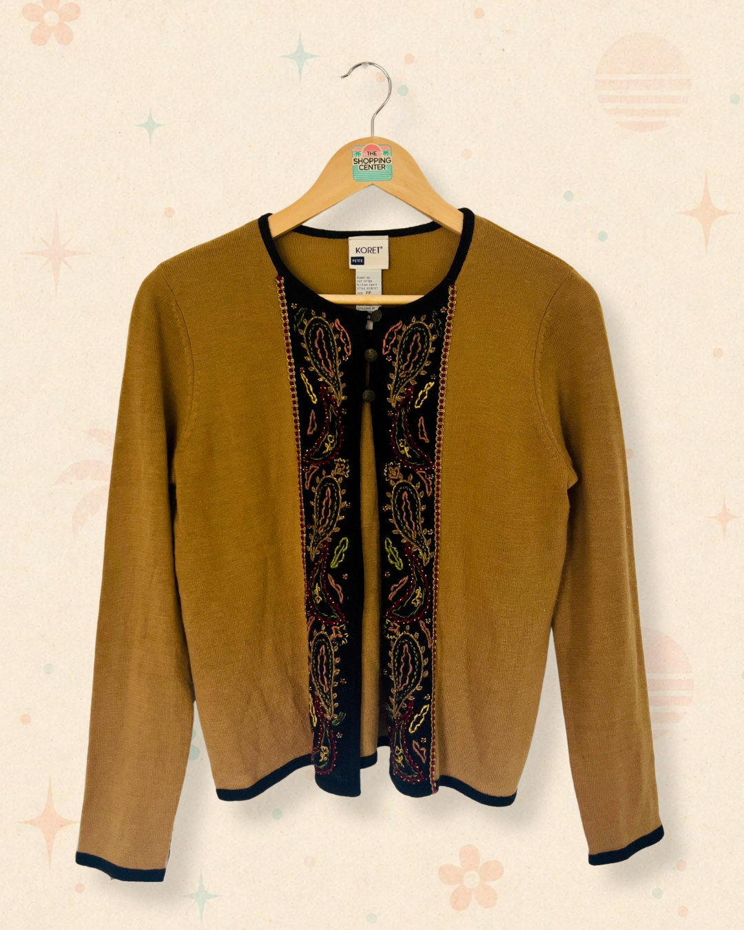 90s Folk Cardigan (XS/S)