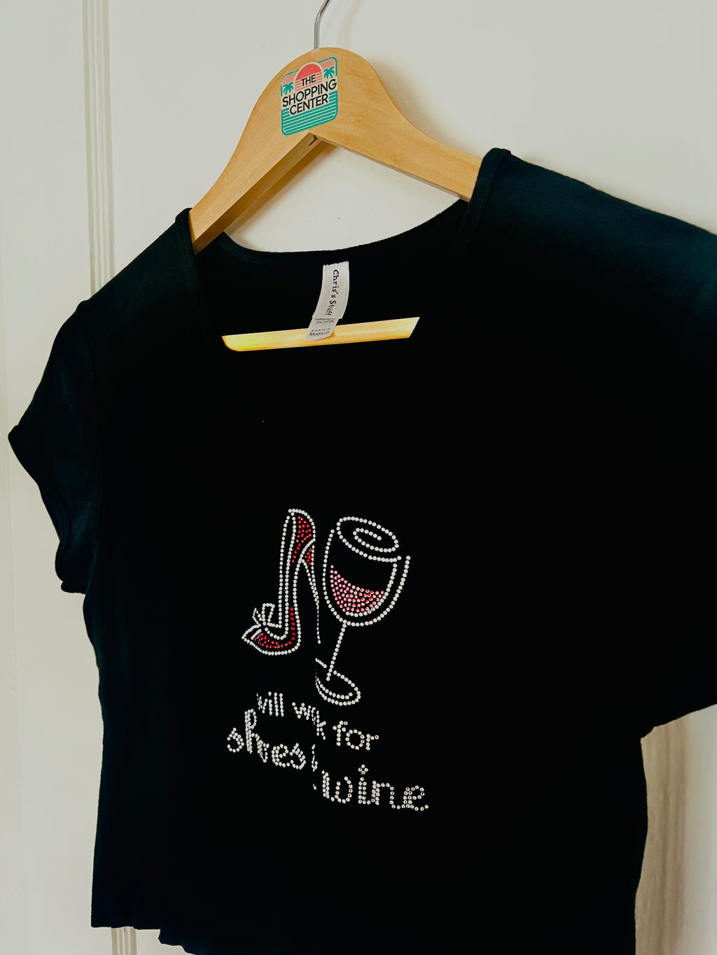 2000s Bedazzled Novelty Tees (M/L)