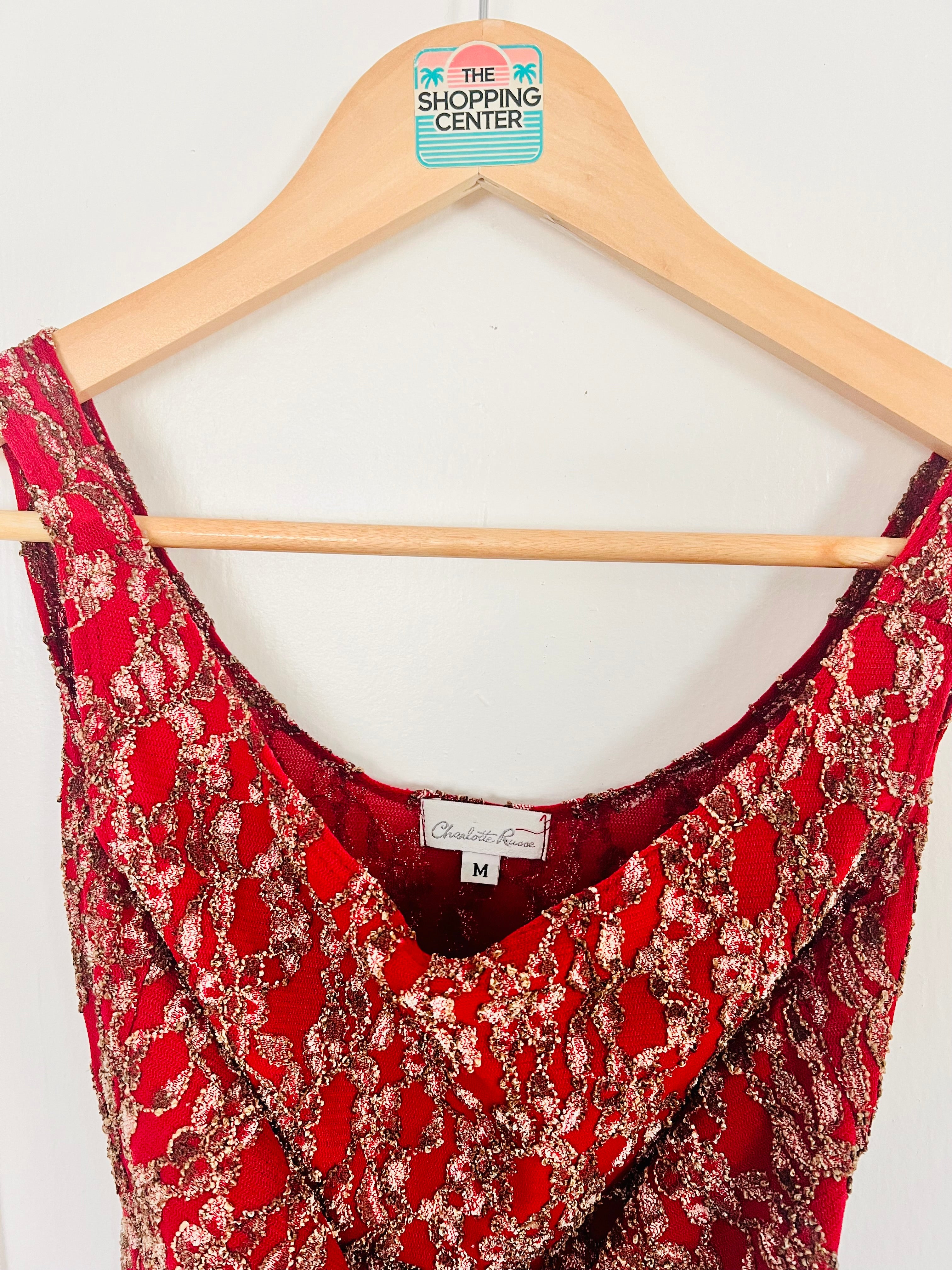 Y2K Cherry Lip Gloss Lace Tank (M)