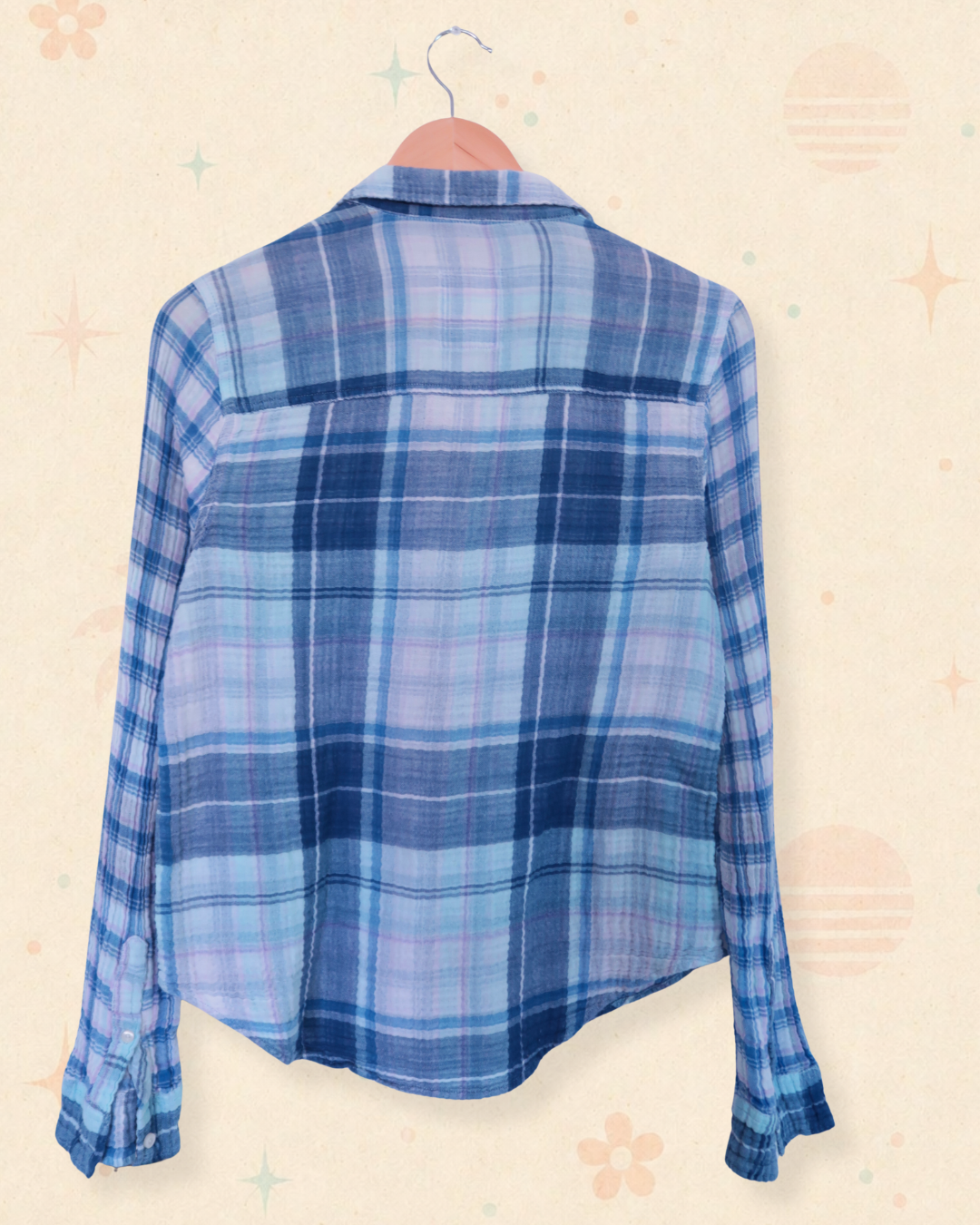 2000s “The Gilly Hicks Girl” Plaid Button-Up (M)