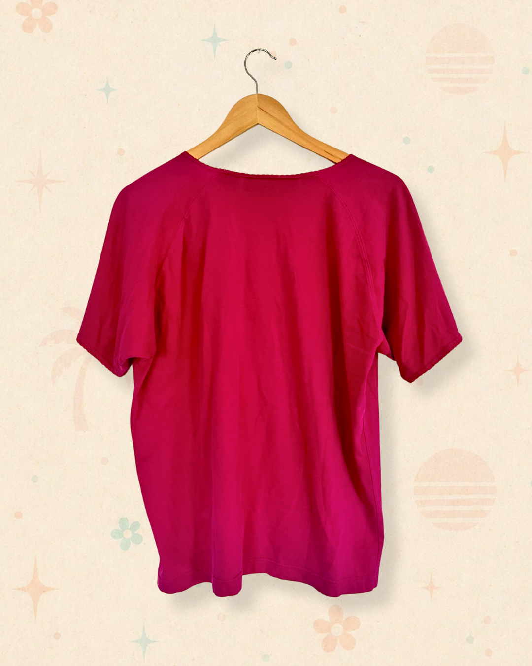 90s Beach Resort Henley Shirt (M)