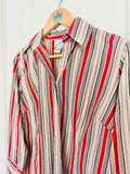 2000s Nine-to-Five Stripe Button-Up (S)