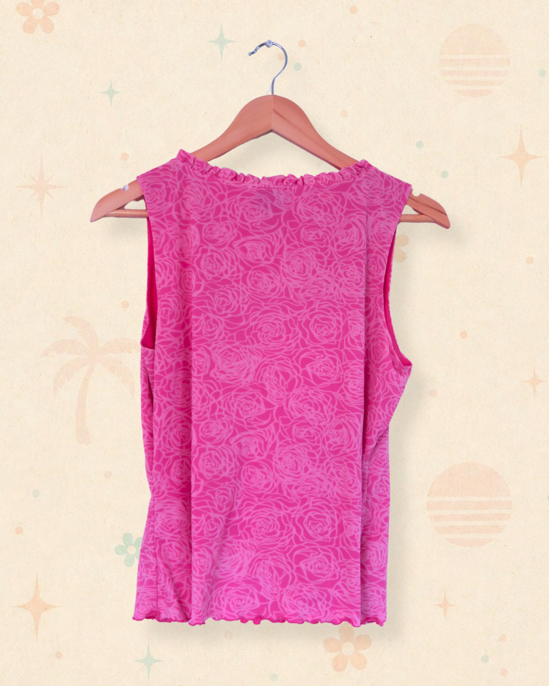 2000s “Legally Blonde at Lunch” Pink Blouse (L)