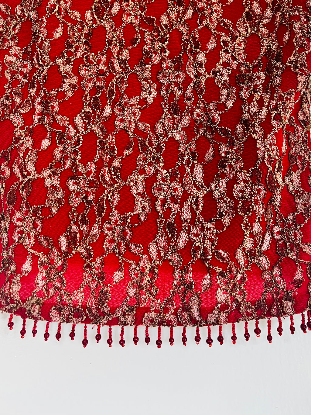 Y2K Cherry Lip Gloss Lace Tank (M)