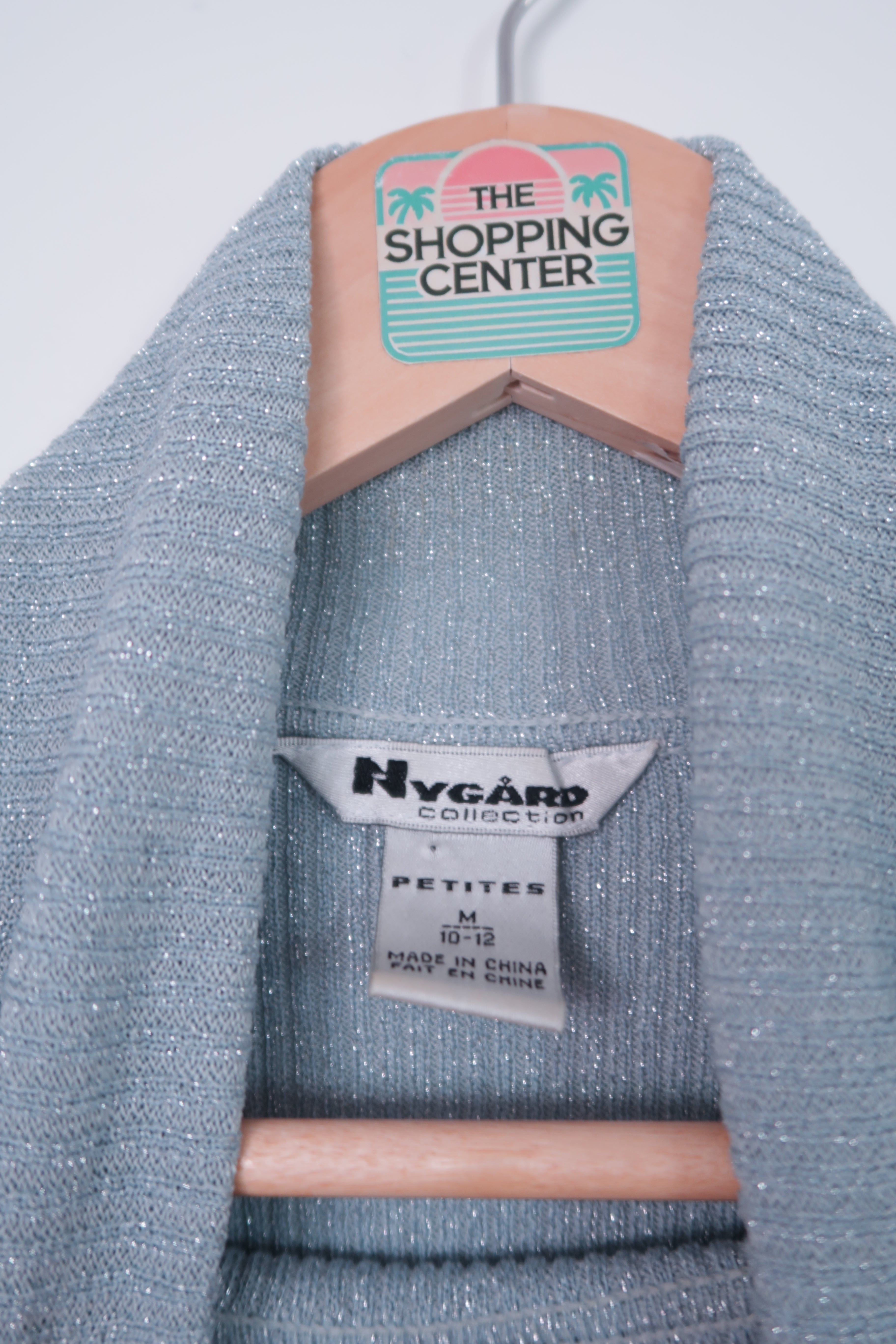 Y2K Blue Moon Shimmer Knit (M)