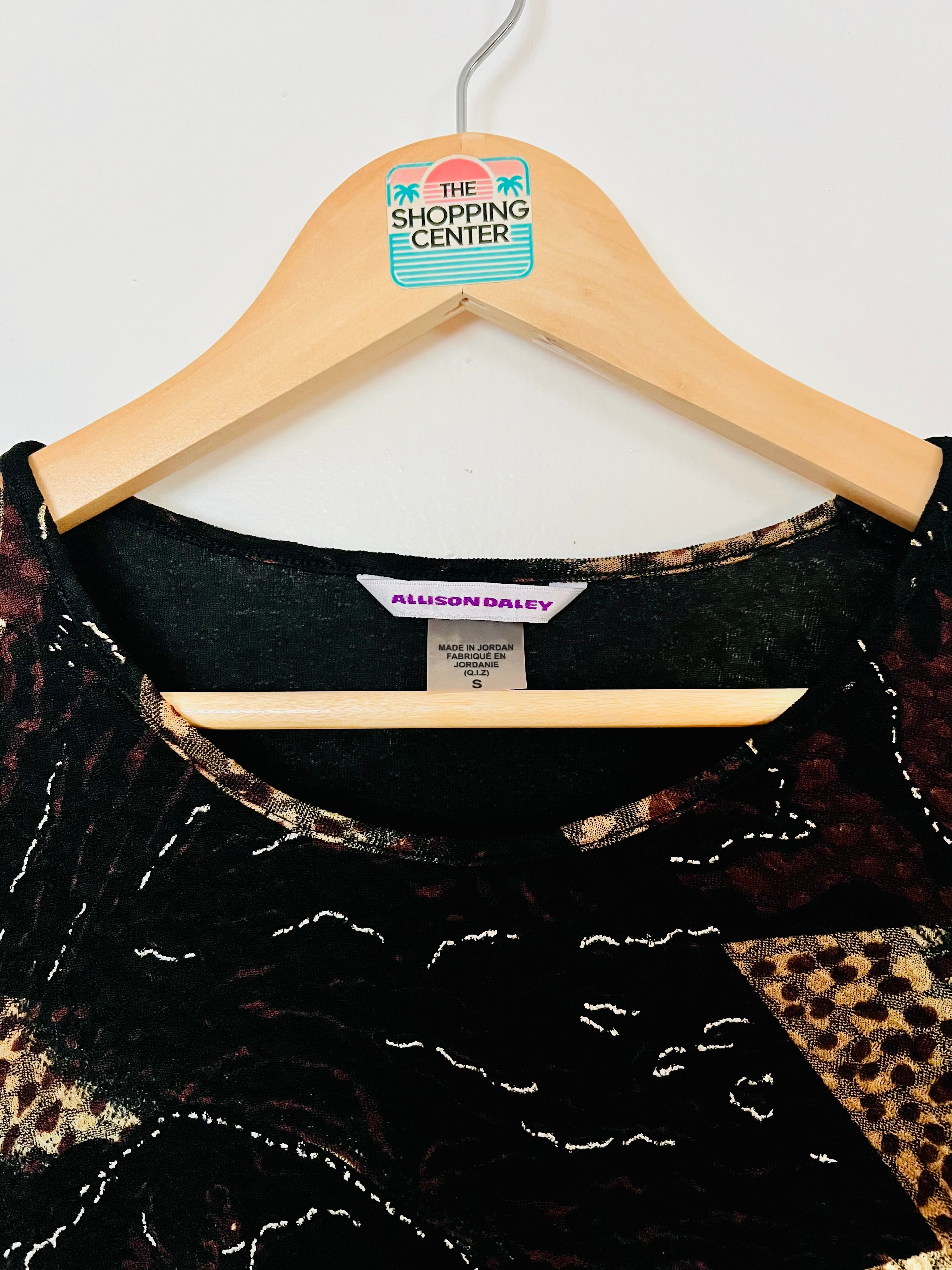 2000s Espresso & Estate Sales Patchwork Top (S)