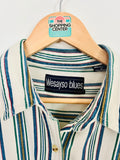 80s Last Days of Summer Sleeveless Button Up (L)