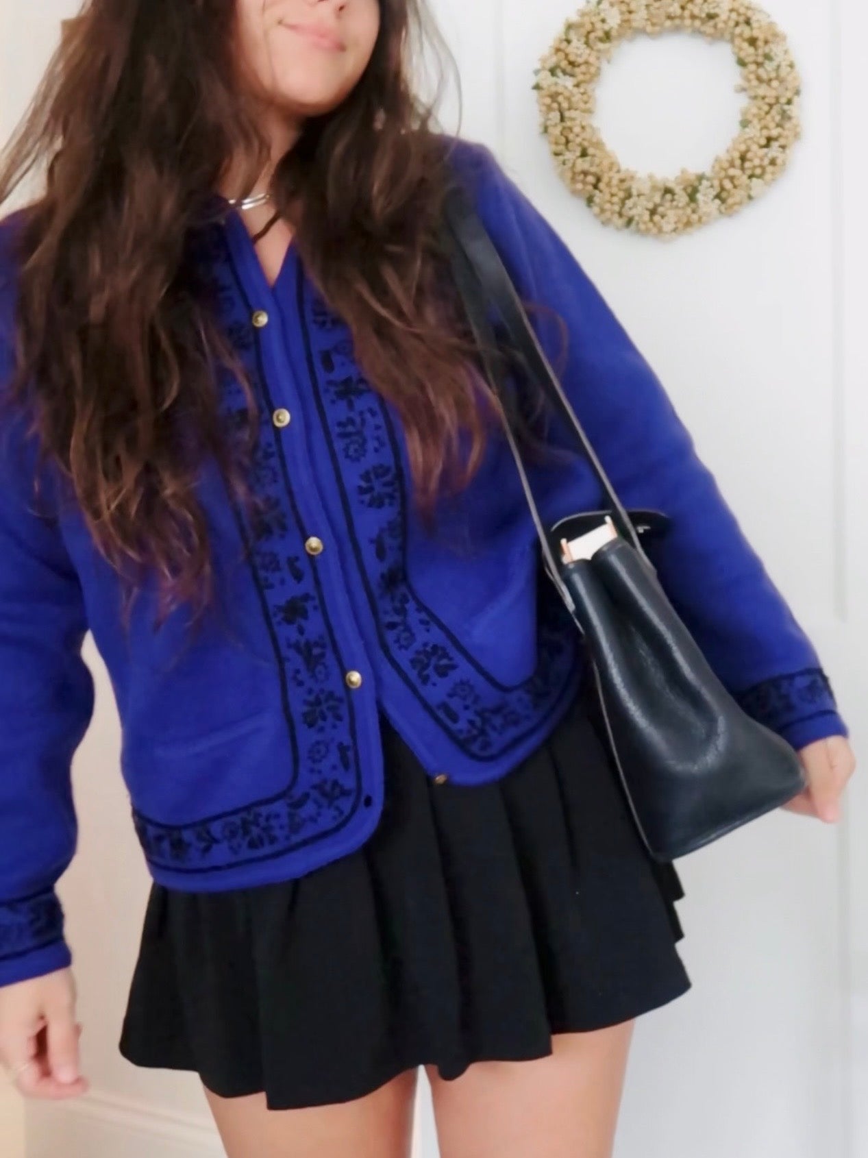 90s Midnight Book Club Cardigan (M/L)