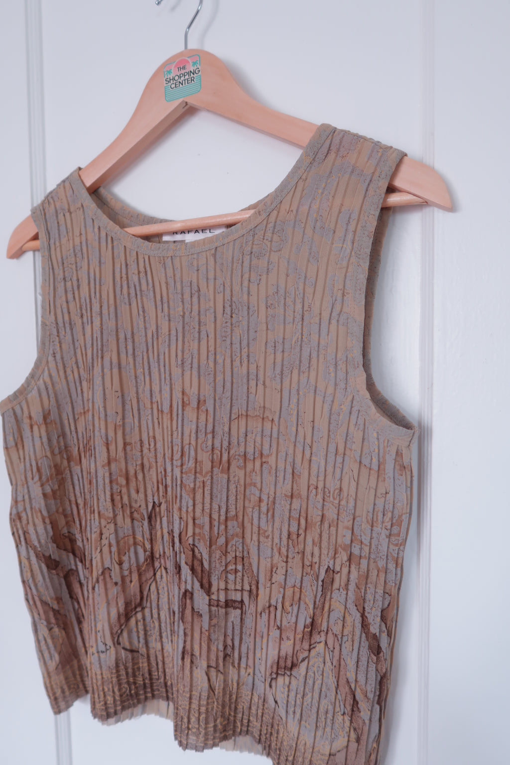 90s Studio Muse Pleated Top (S/M)