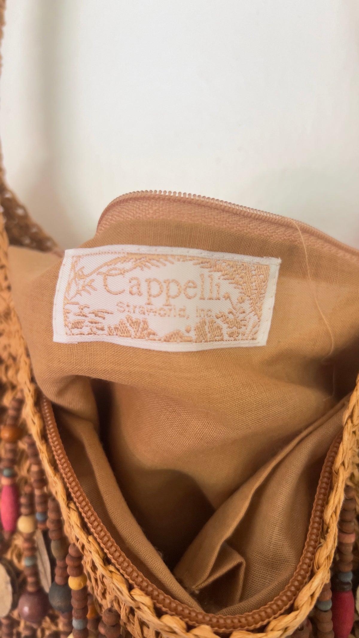 Cappelli Beaded Crochet Shoulder Bag