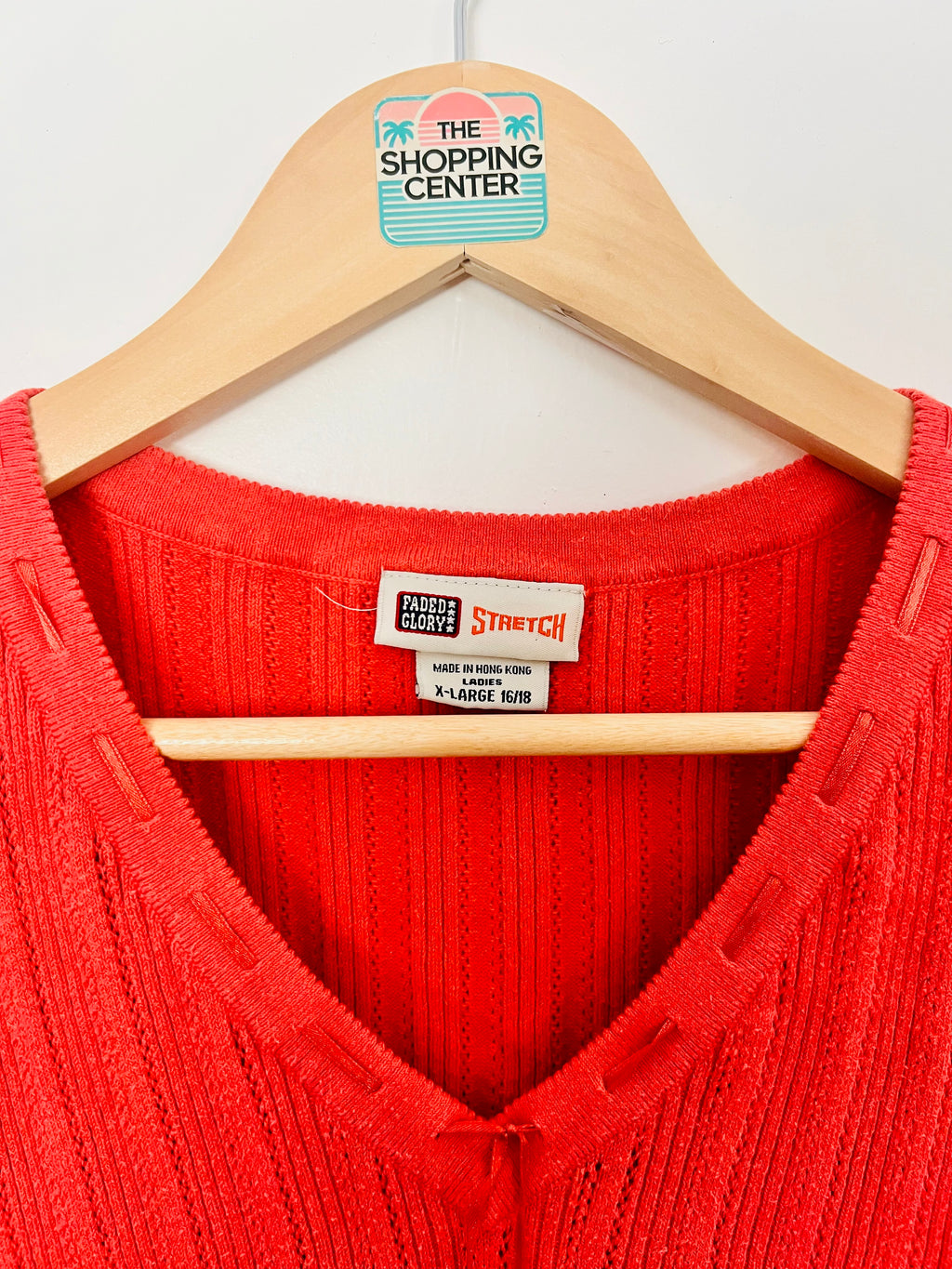 2000s Watermelon Pink Knit Tank (XL)
