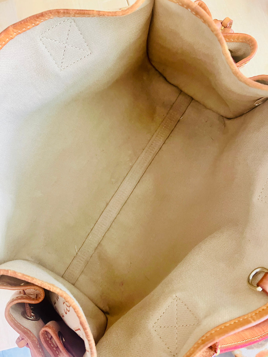 2000s Dooney & Bourke Monogram Canvas Shoulder Tote