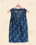 2000s polka dot probably worn with leggings and heels as a going out top