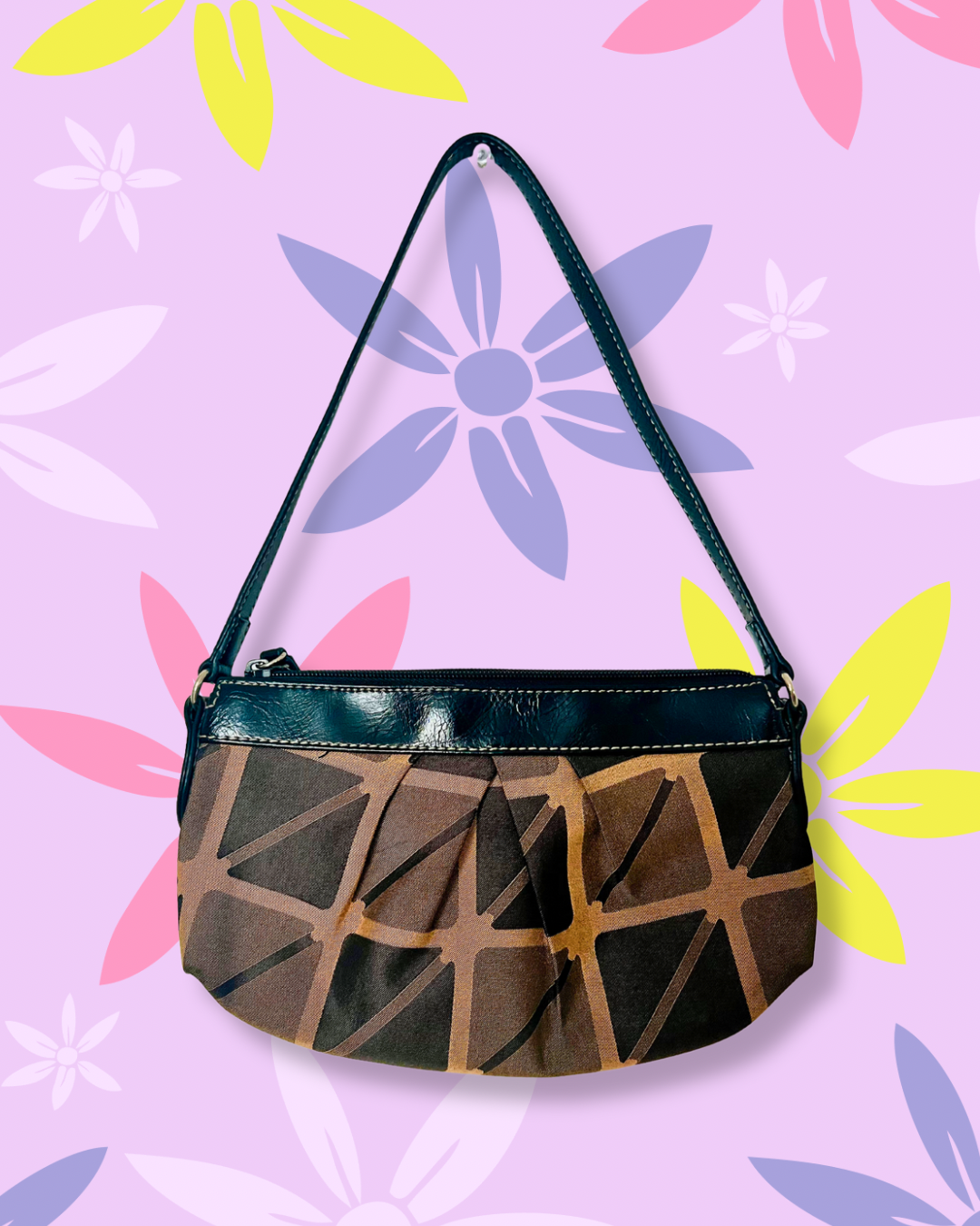 Nine & Co. Geometric Print Shoulder Bag