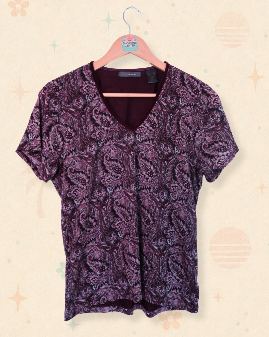 2000s Paisley Mall Mom Tee (M/L)