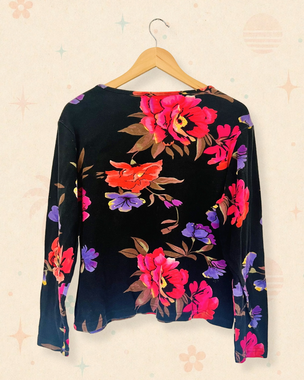 Y2K Mall Mystic Floral Top (L/XL)