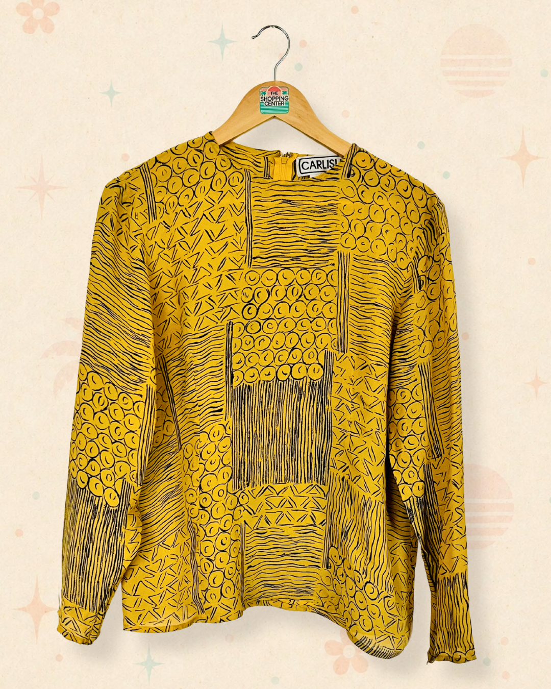 80s The Museum Curator’s Favorite Silk Blouse (M)