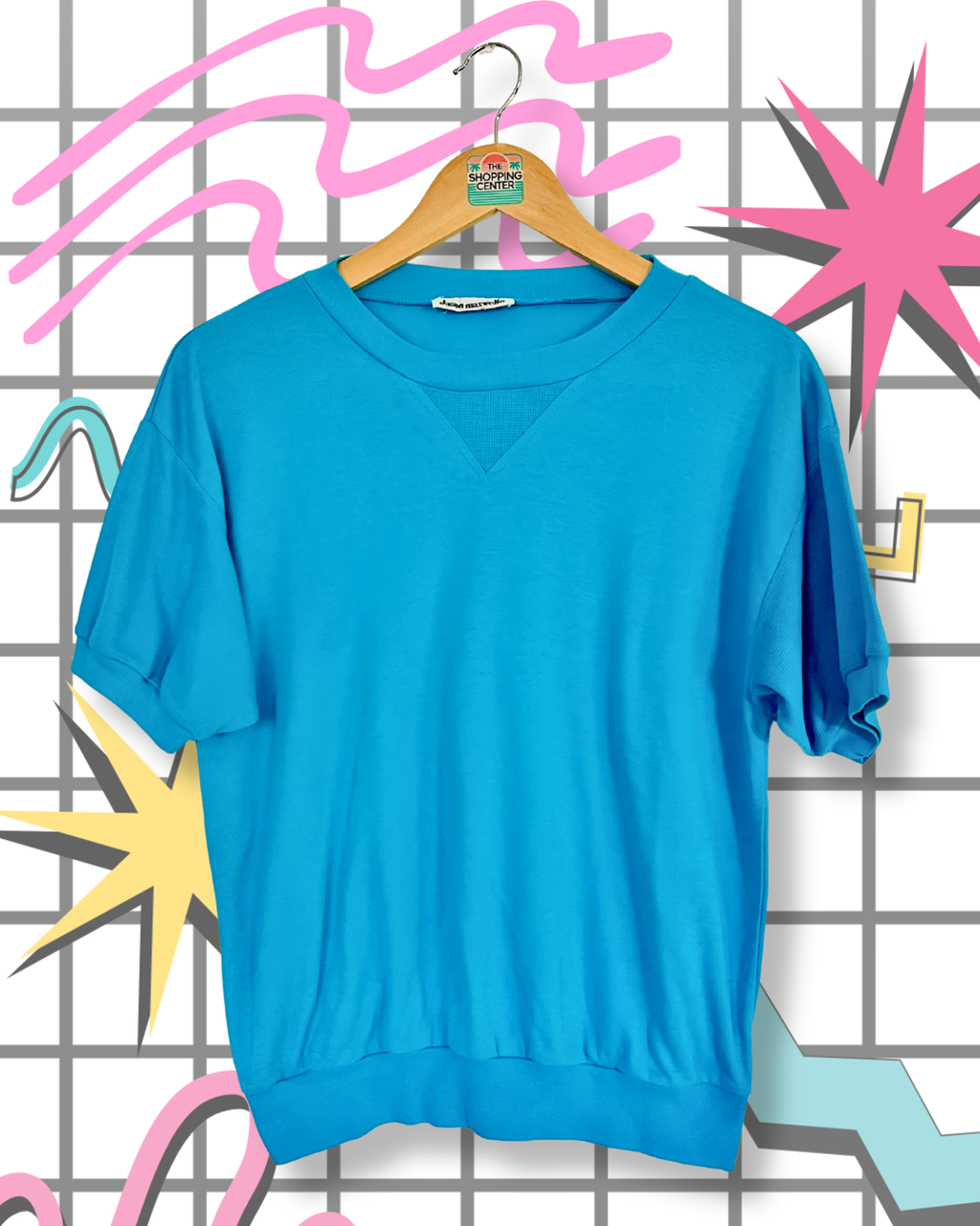 90s Blue Training Tee | Size M