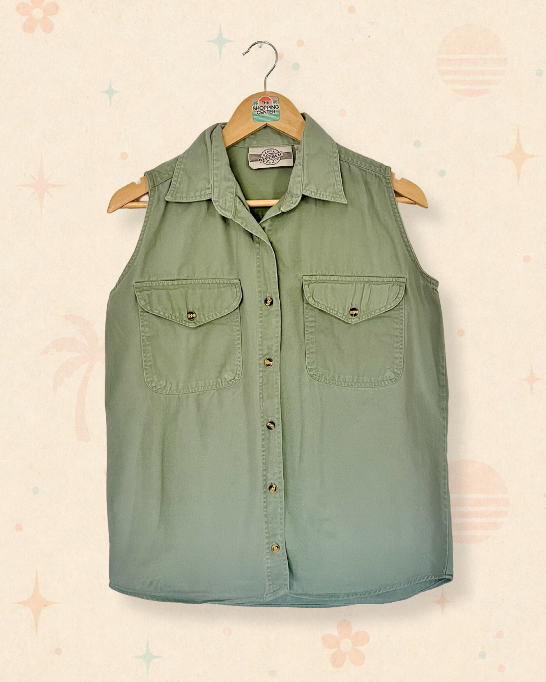 90s Weekend Errands Utility Top (S)
