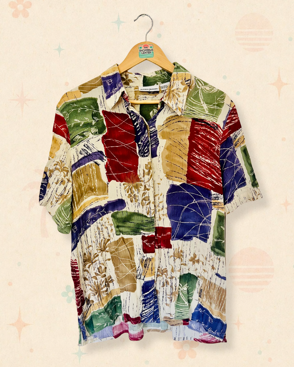 90s Painted Produce Button-Up (M/L)