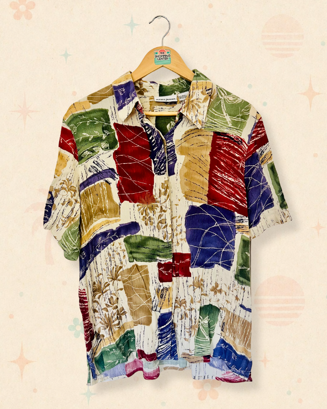 90s Painted Produce Button-Up (M/L)