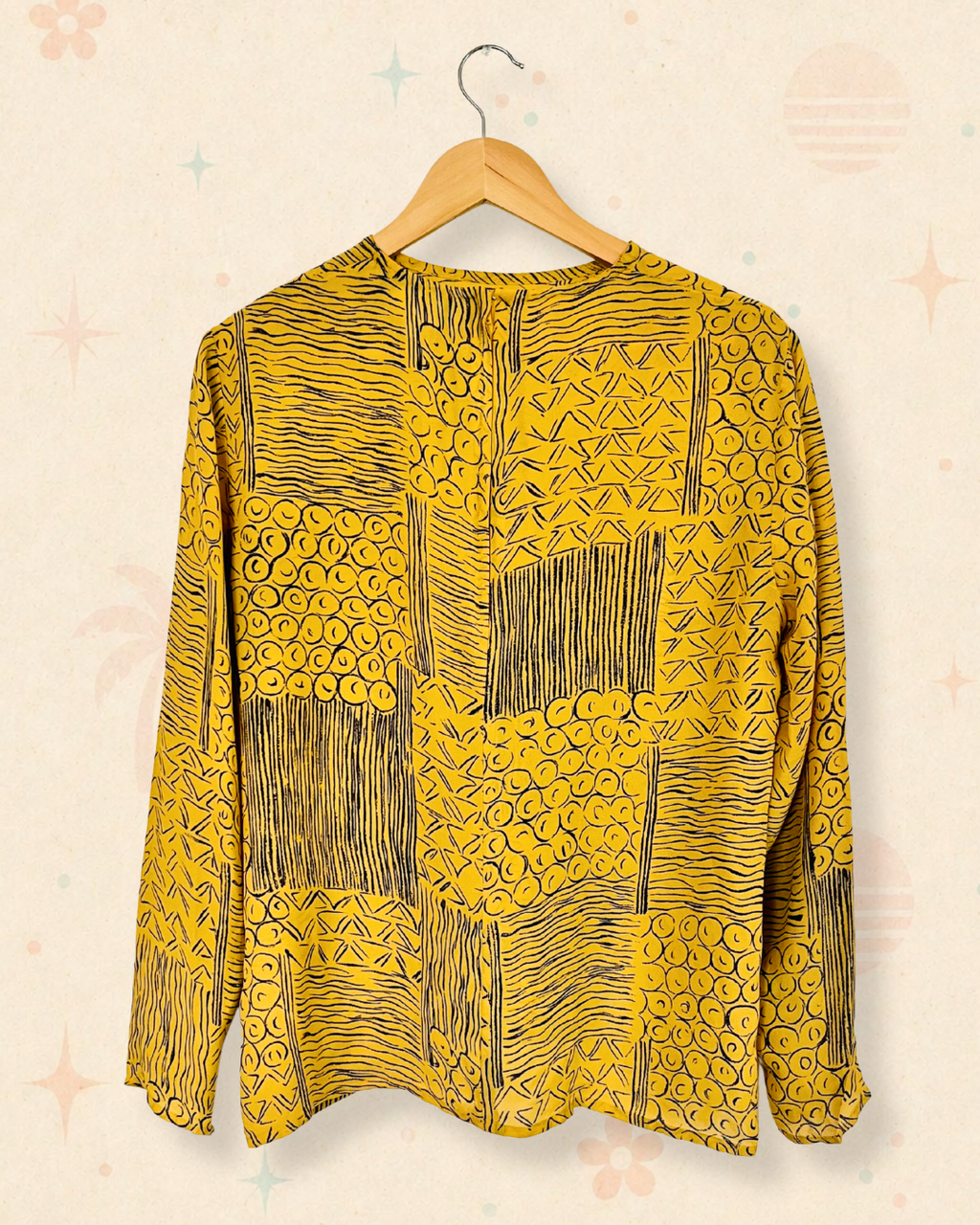 80s The Museum Curator’s Favorite Silk Blouse (M)