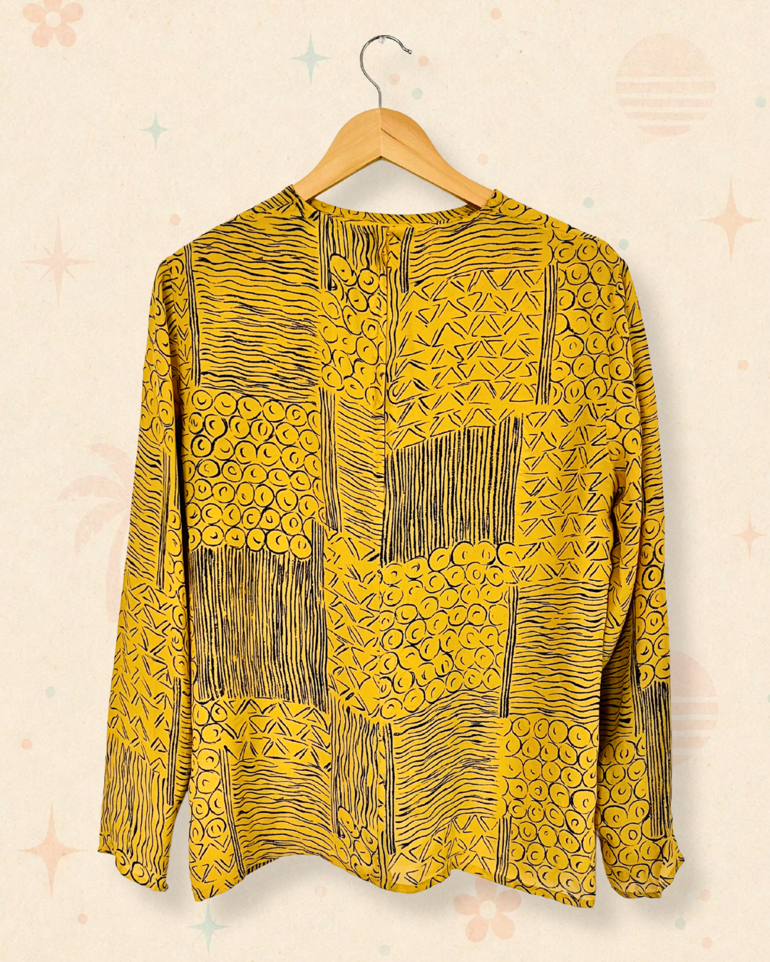 80s The Museum Curator’s Favorite Silk Blouse (M)