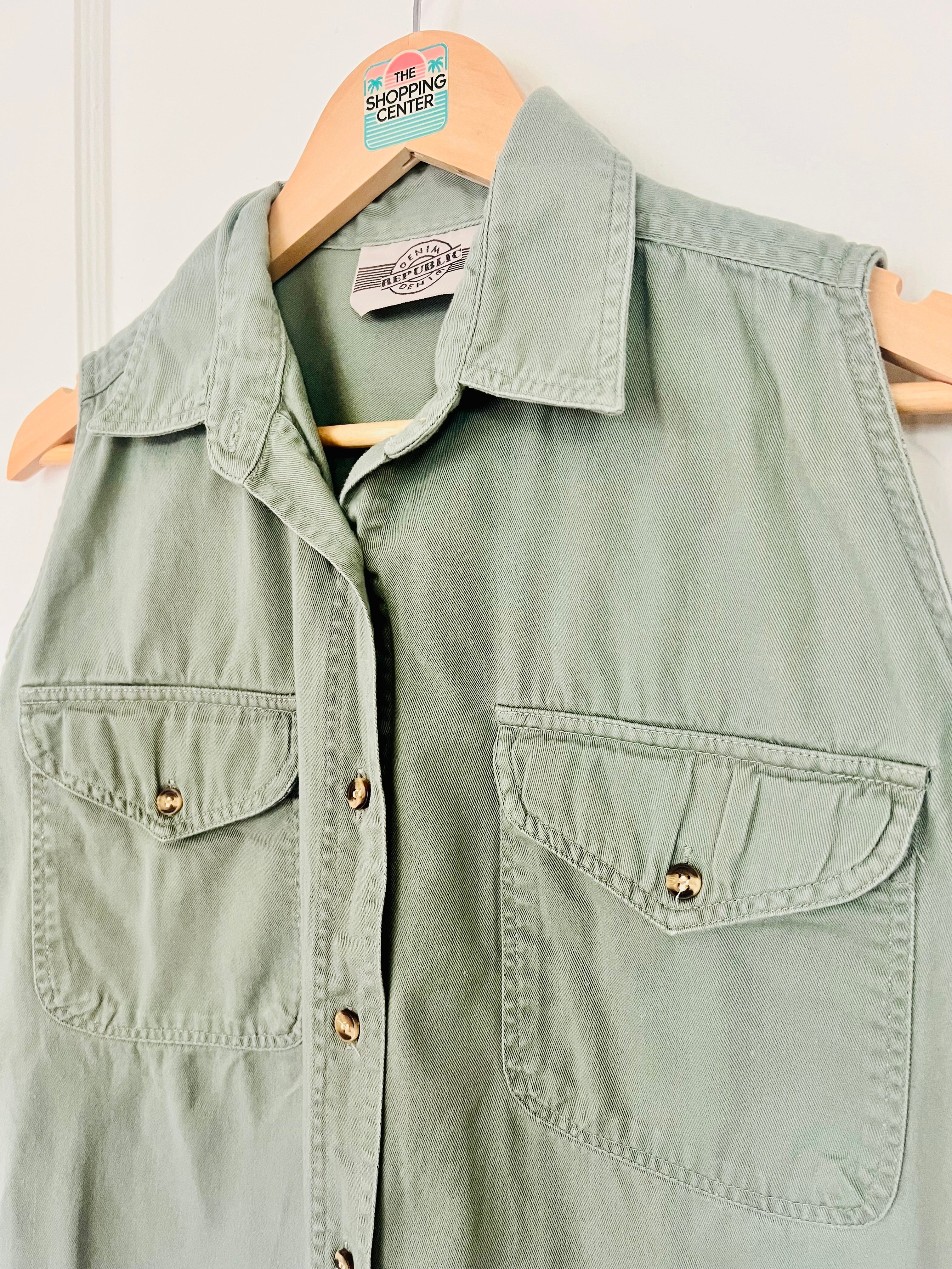 90s Weekend Errands Utility Top (S)