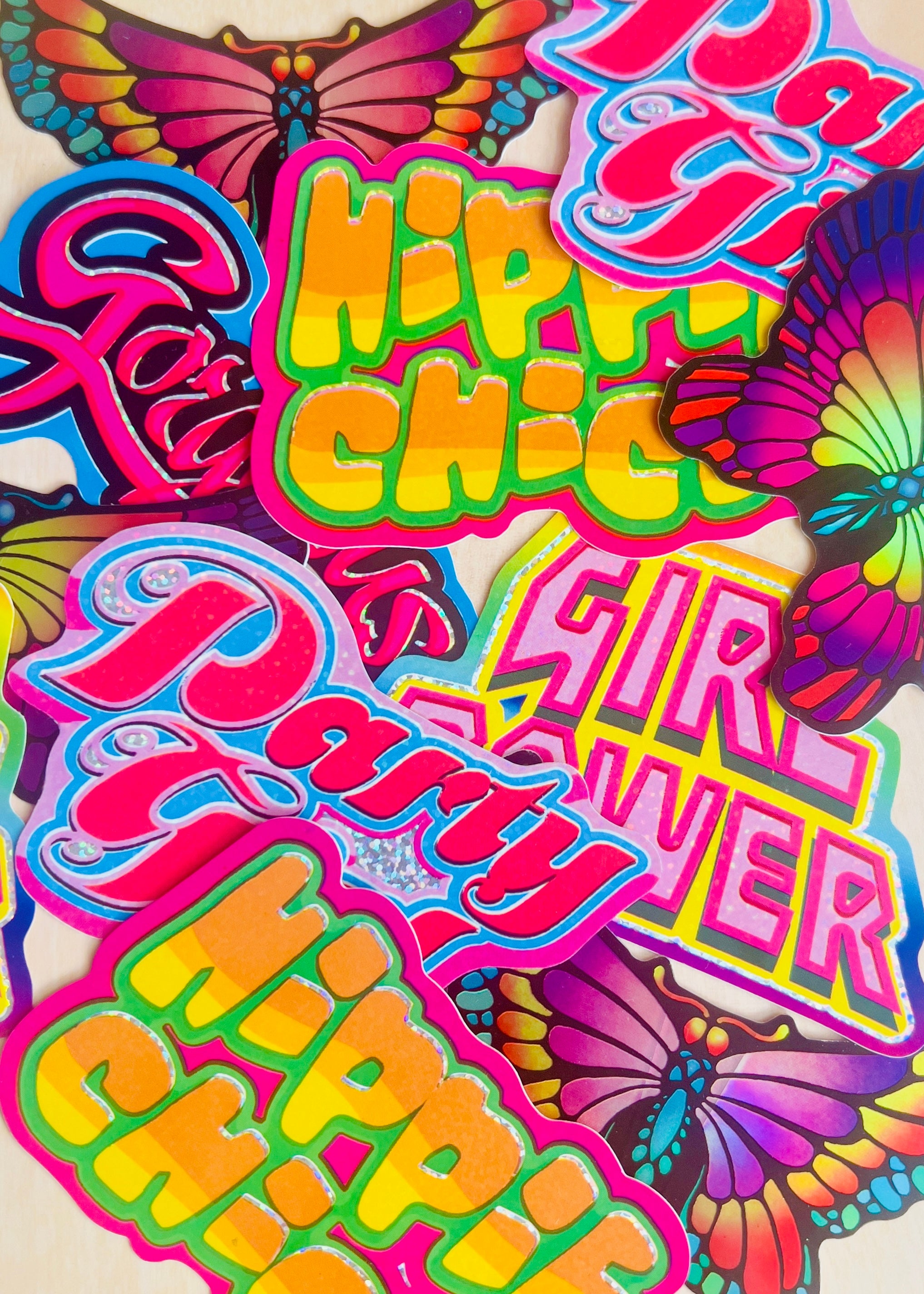 Y2K Girly Pop Locker Stickers