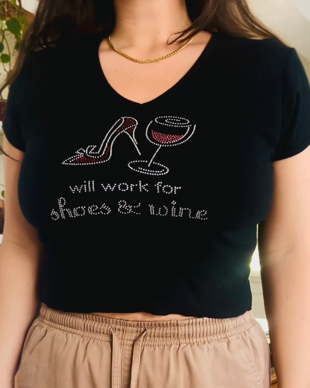 2000s Bedazzled Novelty Tees (M/L)