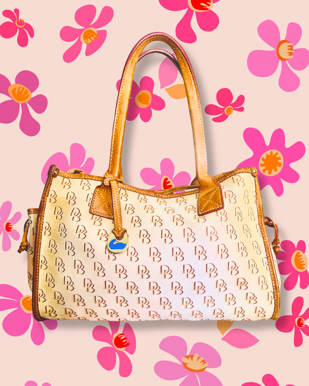 Dooney & Bourke Monogram Canvas Tote