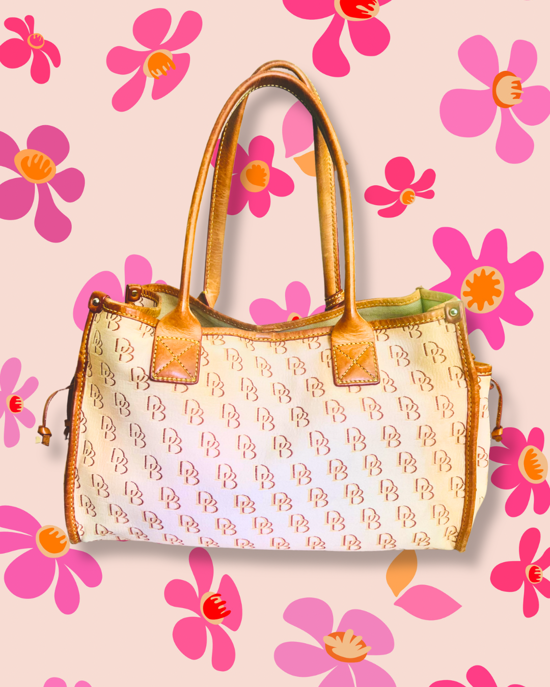 Dooney & Bourke Monogram Canvas Tote