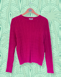 Cable Knit Sweater | M