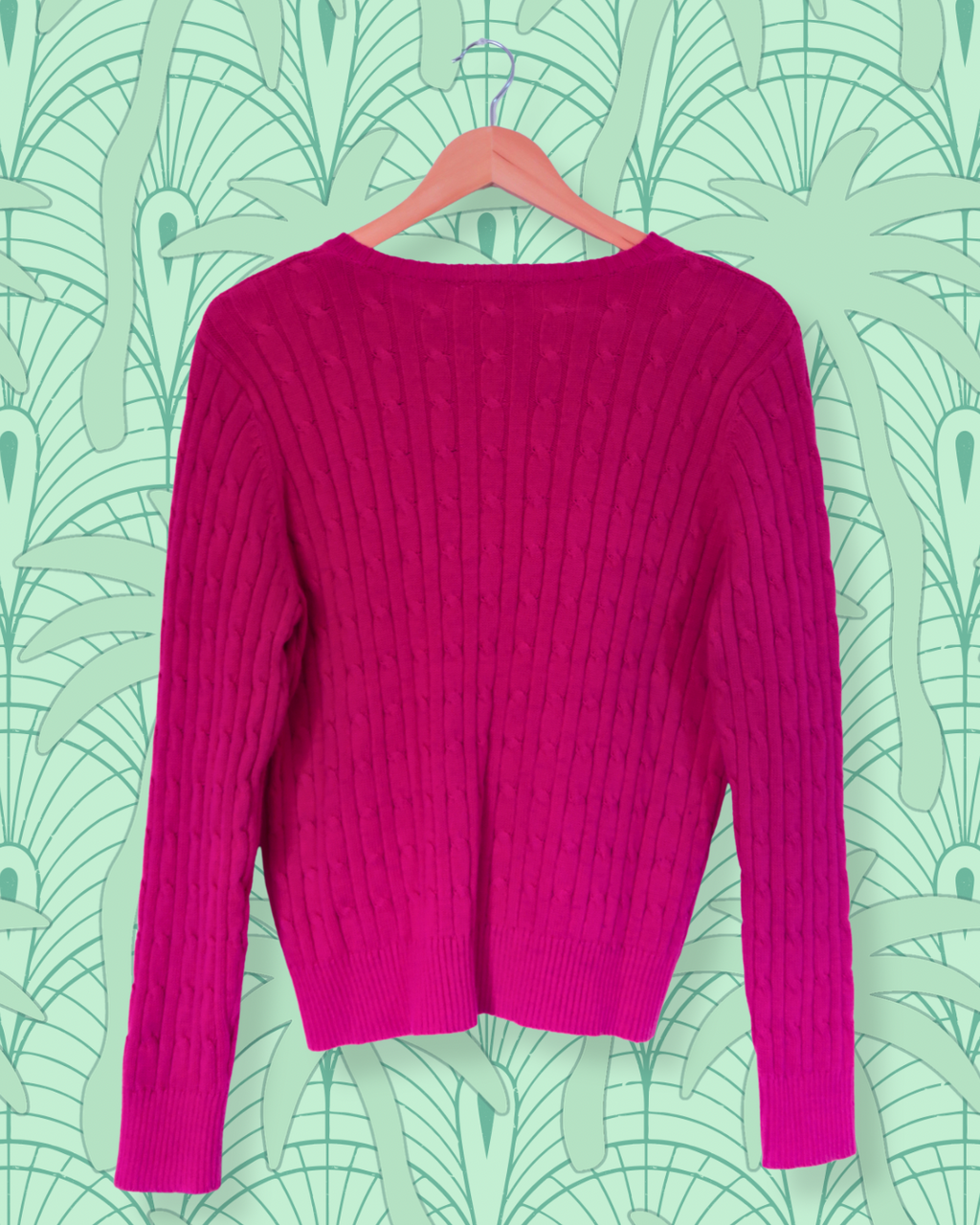Cable Knit Sweater | M