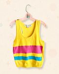 90s Colorblock Knit Tank (M)