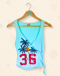 2000’s Hollister Coastal Wrap Tank (M)