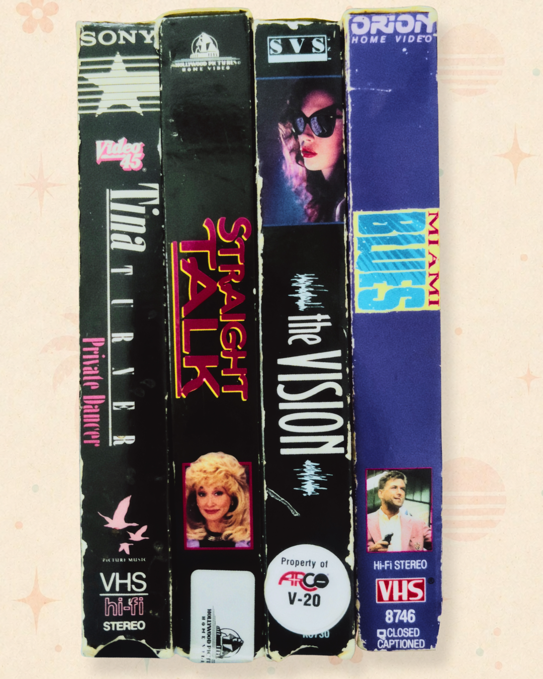 Late Night Video Rental VHS Collection