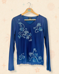 2000s Blue Daydream Top (M)