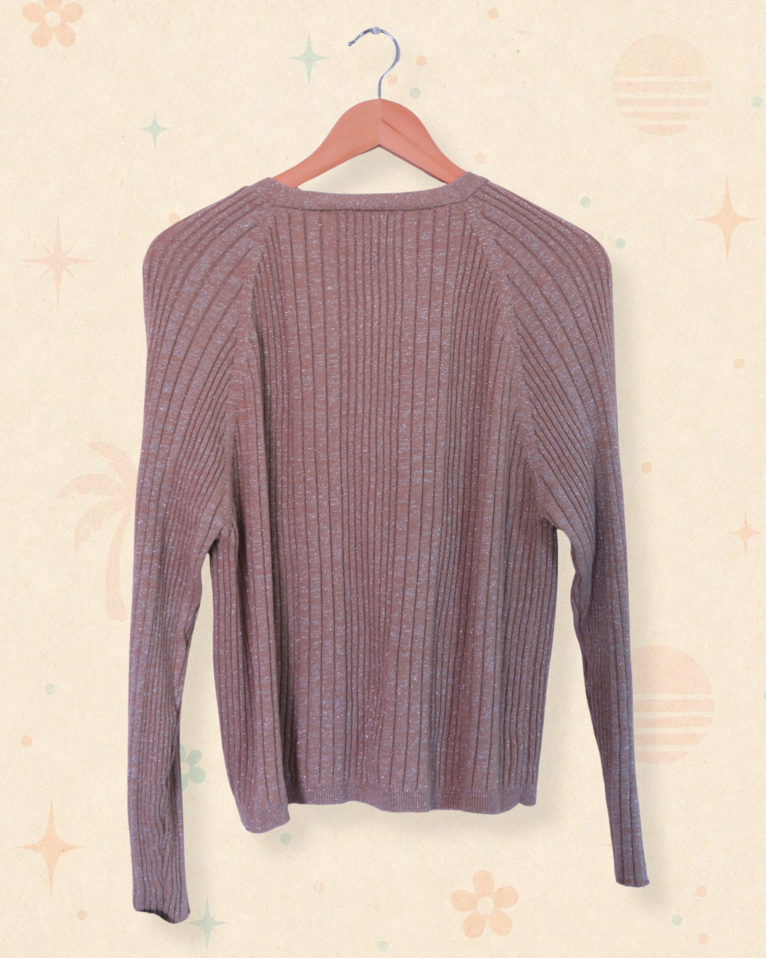 Y2K Borrowed From Your Cool Cousin Cardigan (S/M)