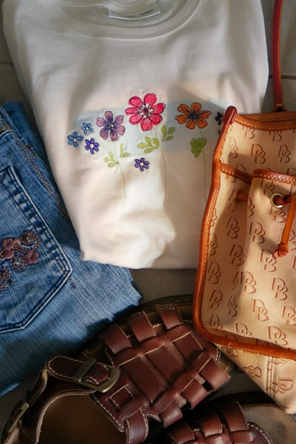 Dooney & Bourke Monogram Canvas Tote