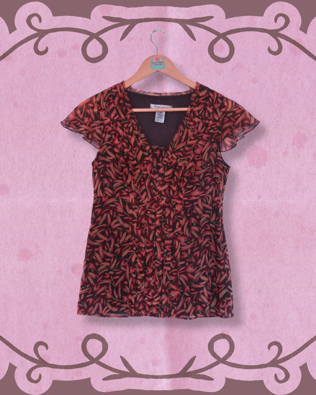Pink Dressy Blouse | S