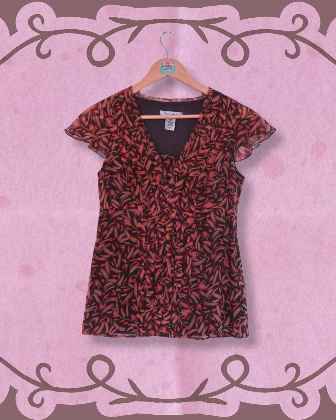 Pink Dressy Blouse | S