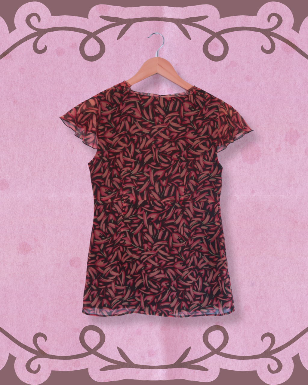 Pink Dressy Blouse | S