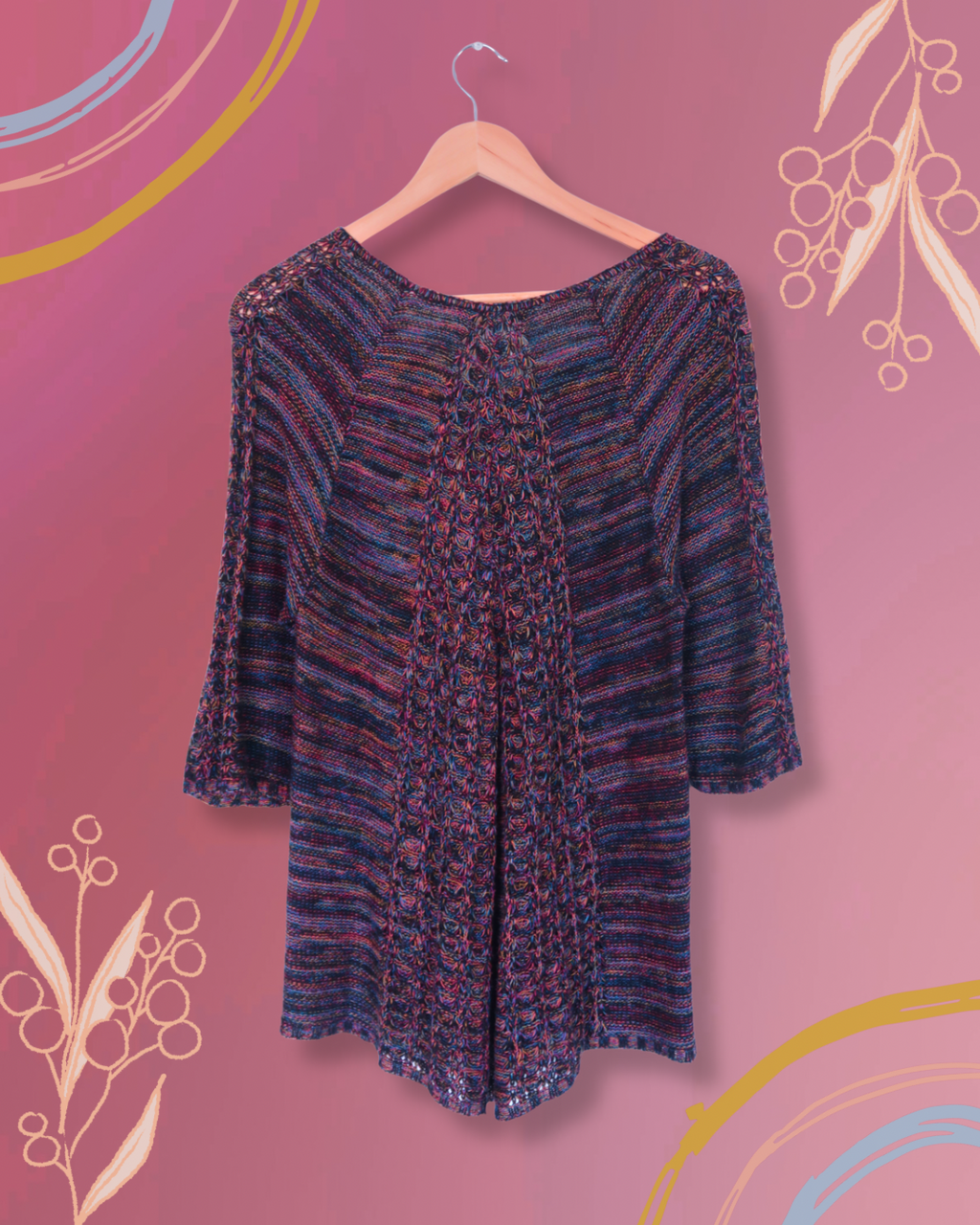 Multicolor Knit Tunic | M/L