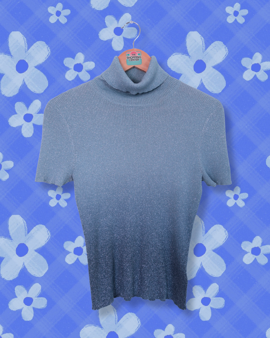 Shimmer Knit Top | Size M